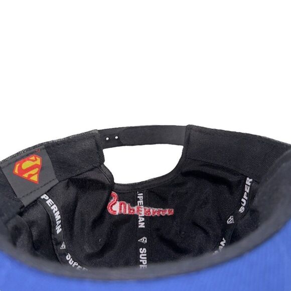 Superman Snapback Camo Style Hat Grey / Black / Blue / Red OS - Picture 6 of 7